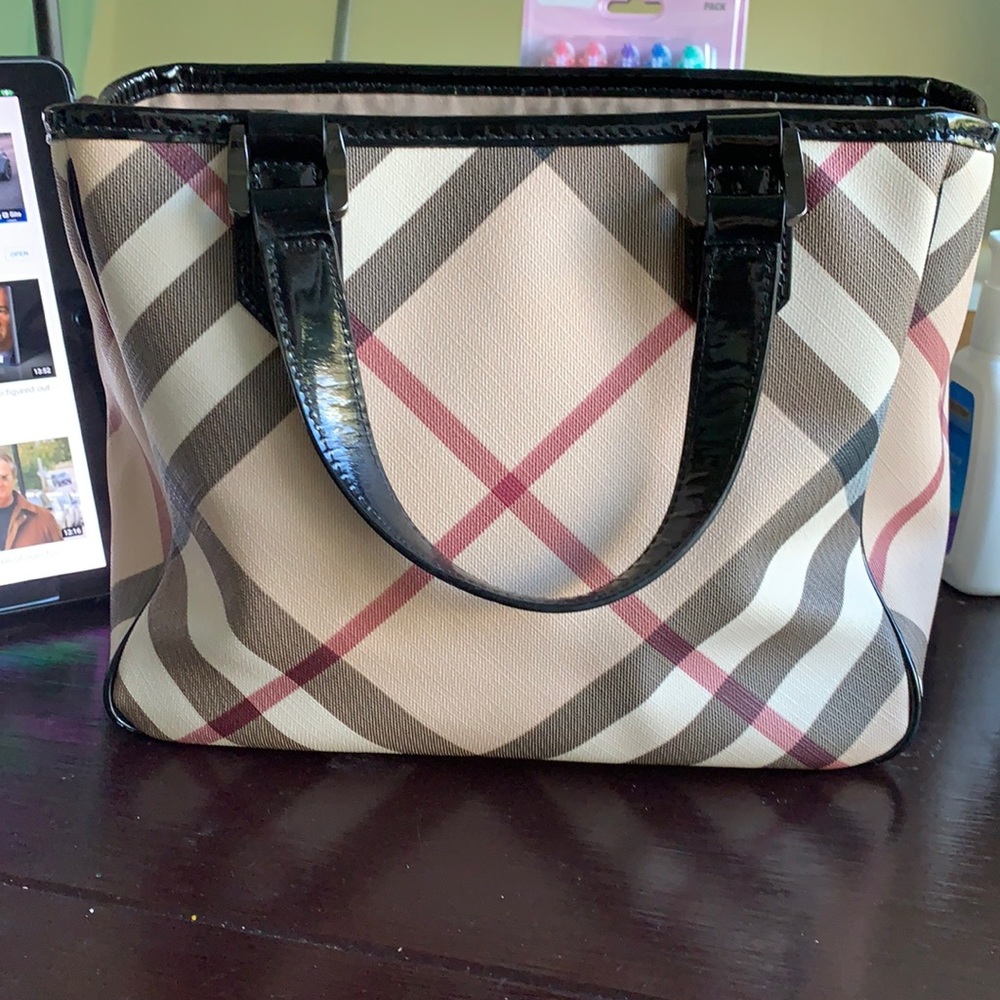 Burberry tote canvas